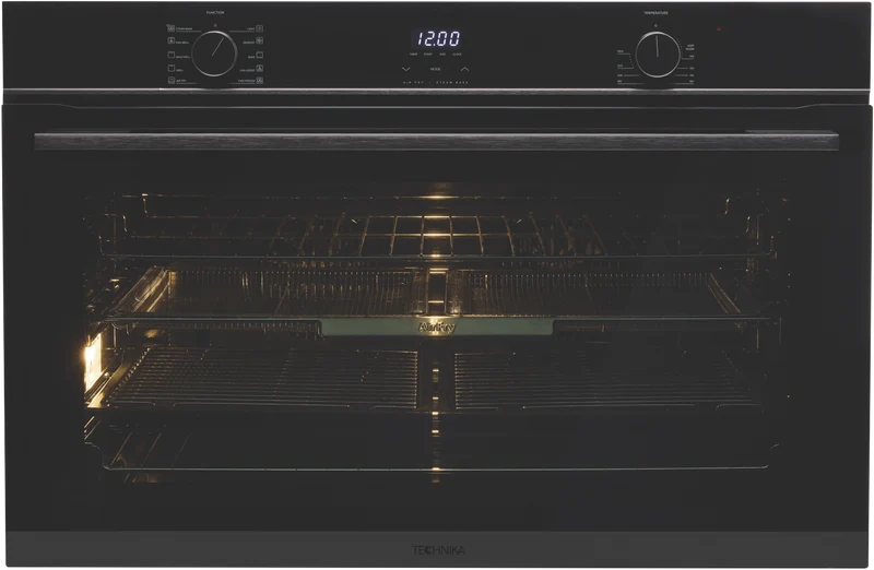 Technika 90cm 10 Function Electric Oven with Air Fry, Dark Stainless
