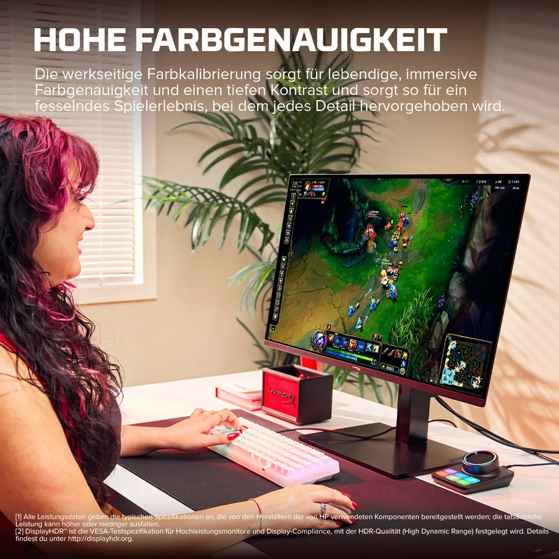 HyperX OMEN OLED 27 Zoll QHD 240 Hz Gaming-Monitor – OMEN OLED 27q