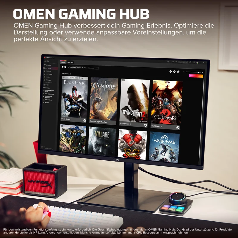 HyperX OMEN OLED 27 Zoll QHD 240 Hz Gaming-Monitor – OMEN OLED 27q