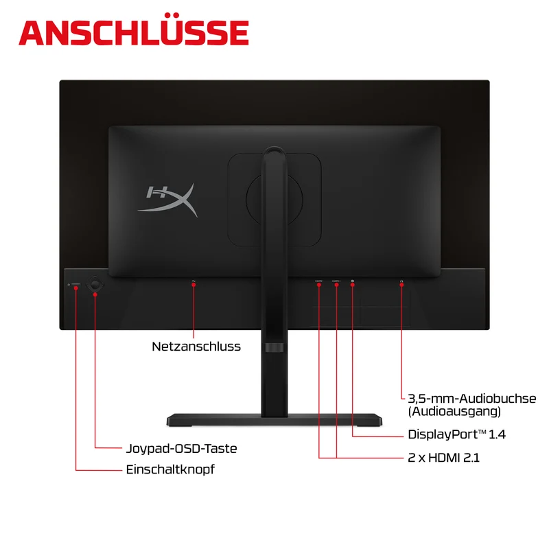 HyperX OMEN OLED 27 Zoll QHD 240 Hz Gaming-Monitor – OMEN OLED 27q