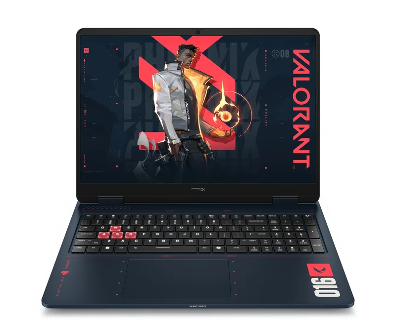 HyperX OMEN 16 Zoll Gaming-Laptop-PC 16, Windows 11 Home, 16", AMD Ryzen™ 7, 24GB RAM, 512GB SSD, NVIDIA® GeForce RTX™ 5060, 2.5K, RIOT Blue (VALORANT Limited Edition)