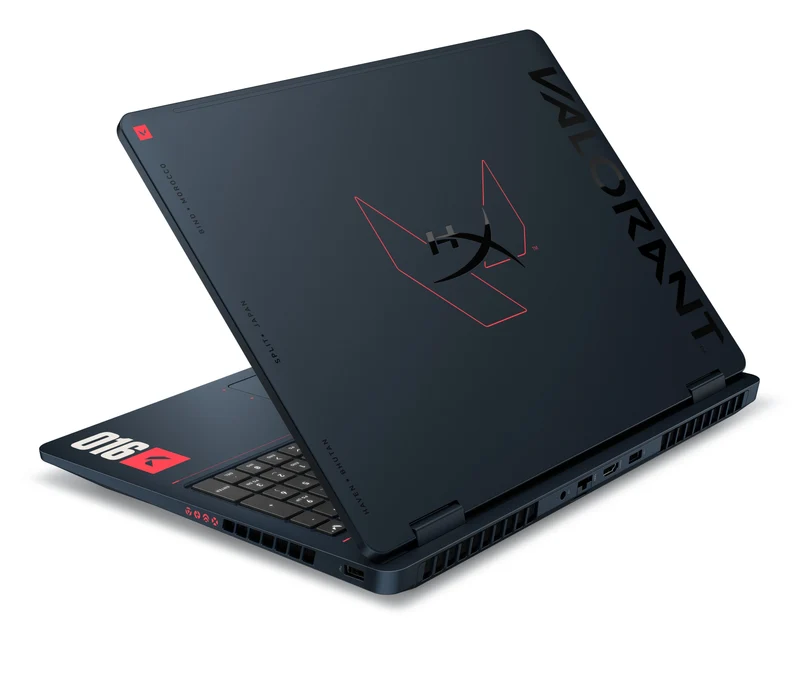 HyperX OMEN 16 Zoll Gaming-Laptop-PC 16, Windows 11 Home, 16", AMD Ryzen™ 7, 24GB RAM, 512GB SSD, NVIDIA® GeForce RTX™ 5060, 2.5K, RIOT Blue (VALORANT Limited Edition)