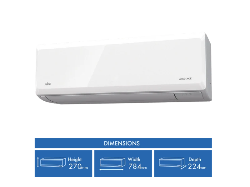 Fujitsu C2.5kW Cooling Only Split System Air Con