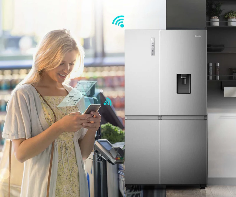 Hisense 649L Side By Side Refrigerator