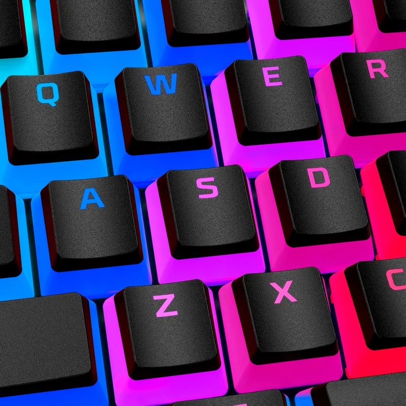 HyperX Pudding Keycaps – vollständiger Tastensatz – PBT