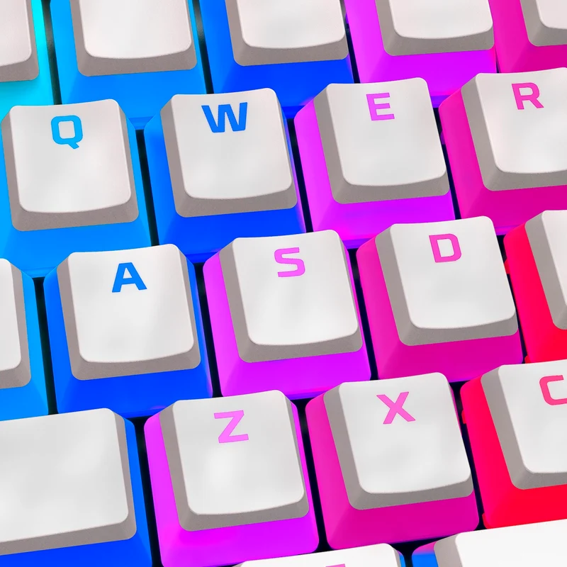 HyperX Pudding Keycaps – vollständiger Tastensatz – PBT