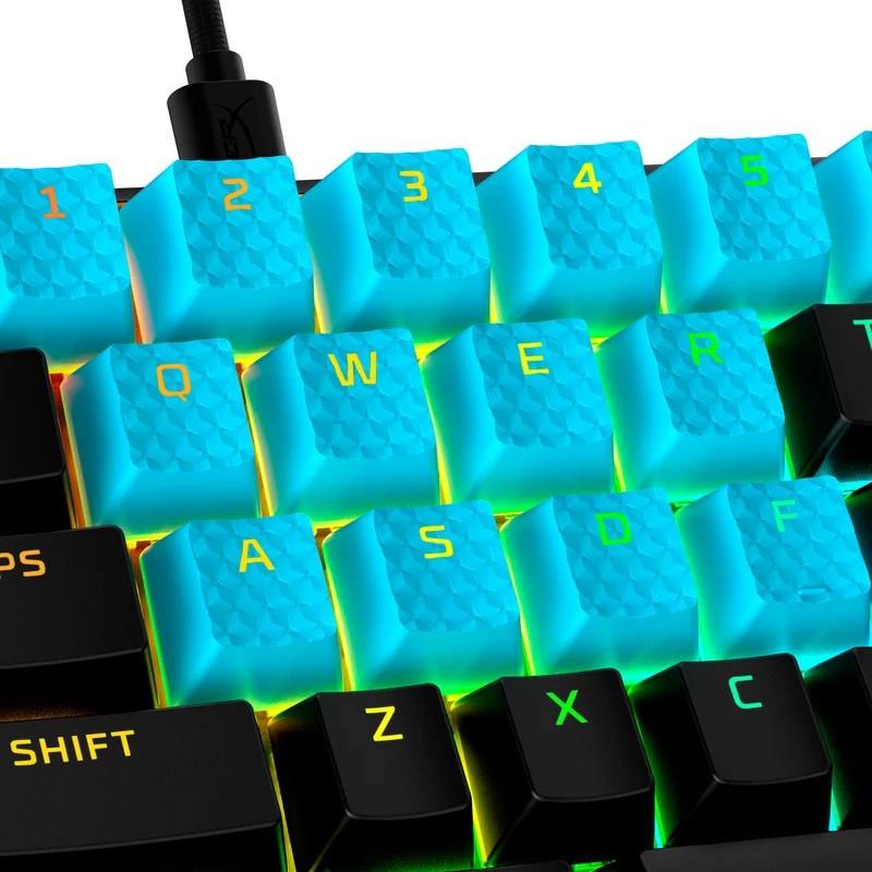 HyperX Gummi Tastenkappen – Gaming-Zubehörkit