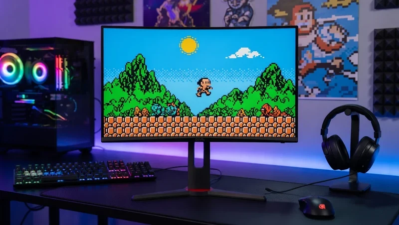 ONN 27" Curved Gaming Monitor | QHD 2560x1440 | 180Hz | 1ms | AMD FreeSync