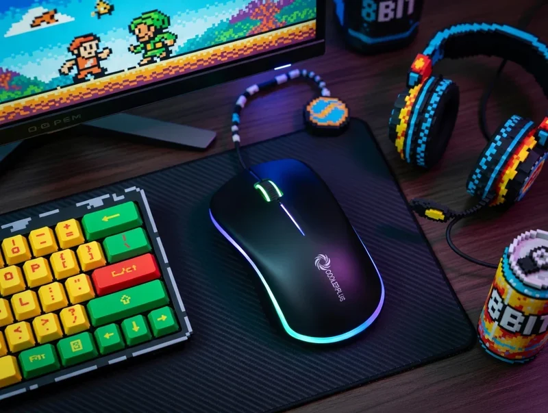 Coolerplus FC112 Wired Gaming Mouse | USB | Easy Click | 1000 DPI
