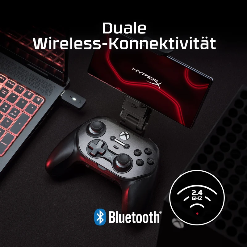 HyperX Clutch Talon – Drahtlose Gaming-Controller – Xbox
