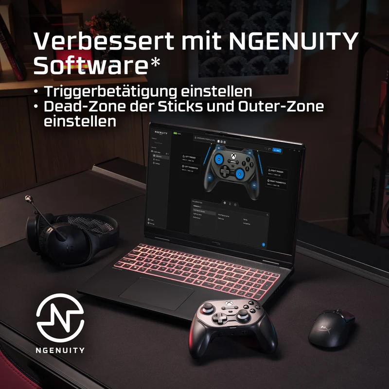 HyperX Clutch Talon – Drahtlose Gaming-Controller – Xbox