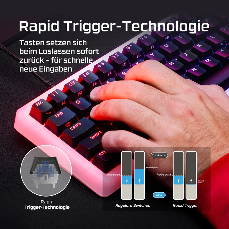 HyperX Origins 2 65 Pro - Magnetische Gaming-Tastatur