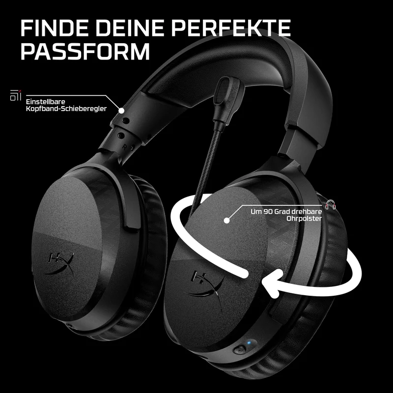 HyperX Cloud Stinger 3 – Drahtlose Gaming-Kopfhörer – PlayStation