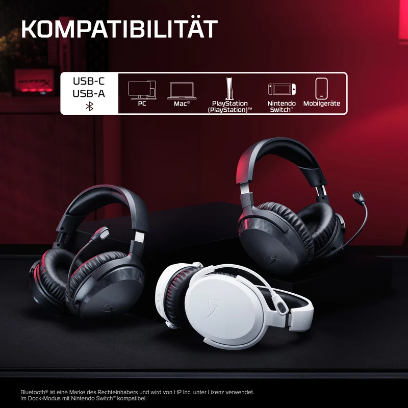 HyperX Cloud Stinger 3 – Drahtlose Gaming-Kopfhörer – PlayStation