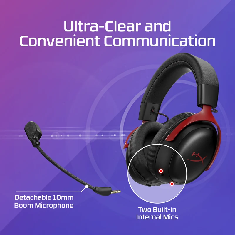 HyperX Cloud III S Wireless – Drahtlose Gaming-Kopfhörer