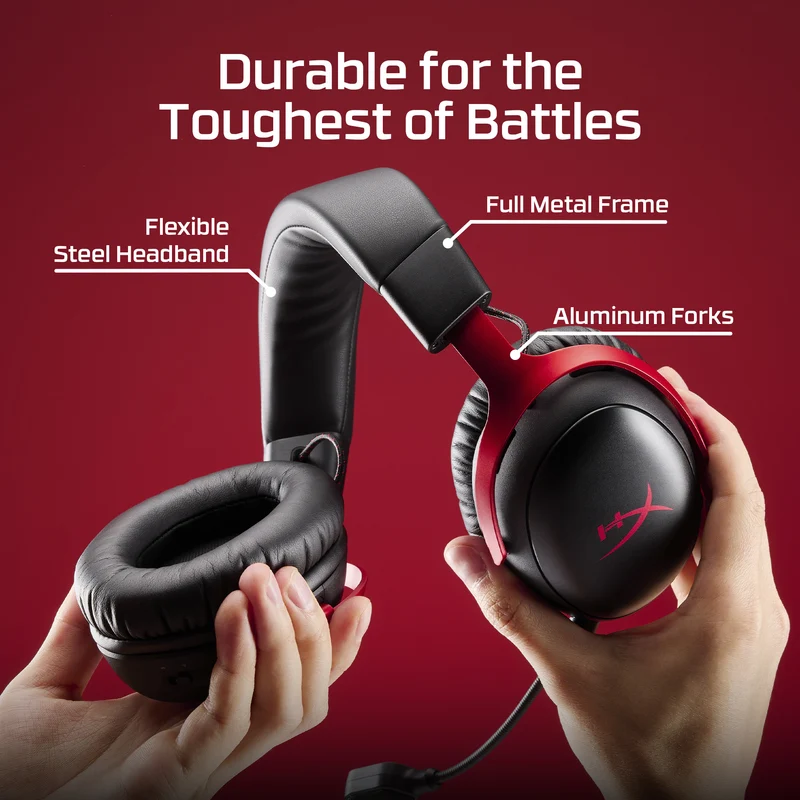 HyperX Cloud III S Wireless – Drahtlose Gaming-Kopfhörer