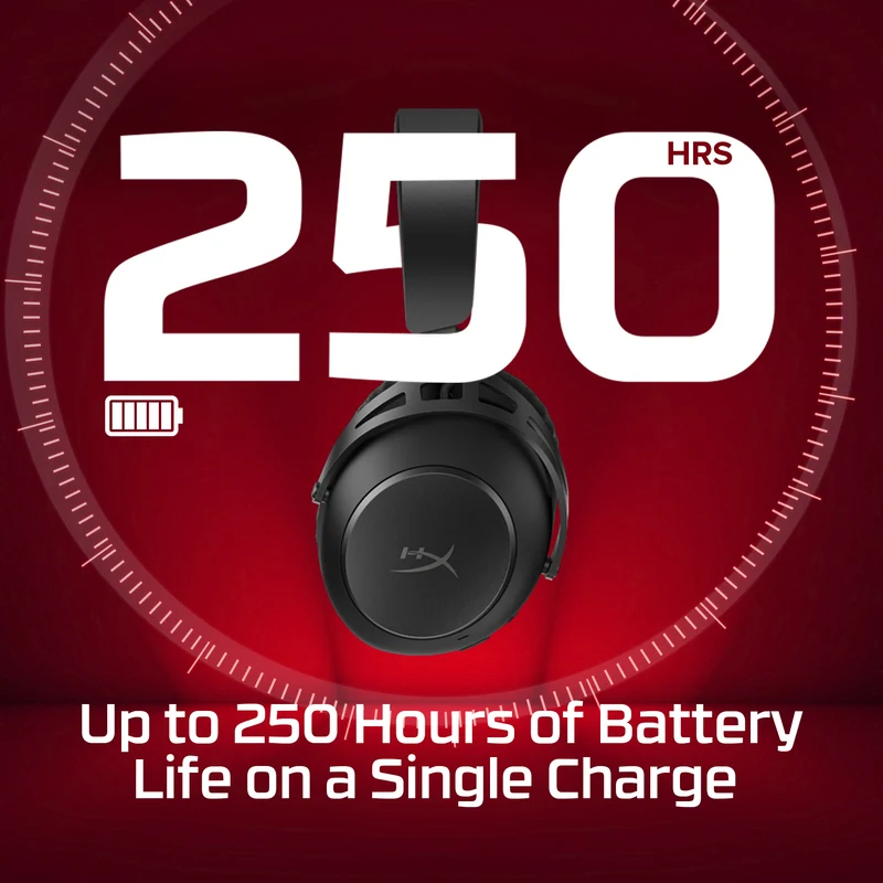 HyperX Cloud Alpha 2 – Drahtlose Gaming-Kopfhörer