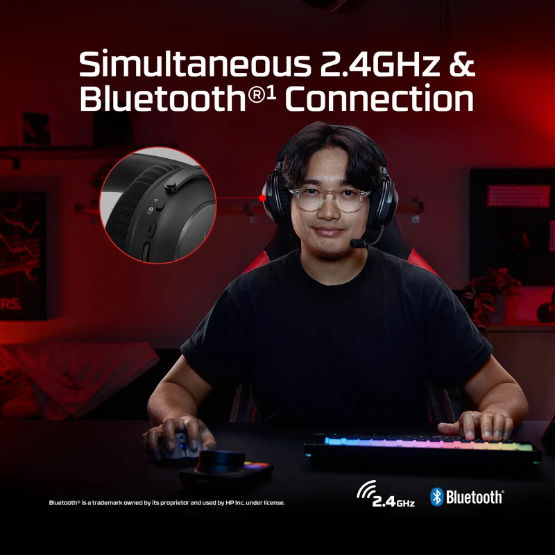 HyperX Cloud Alpha 2 – Drahtlose Gaming-Kopfhörer