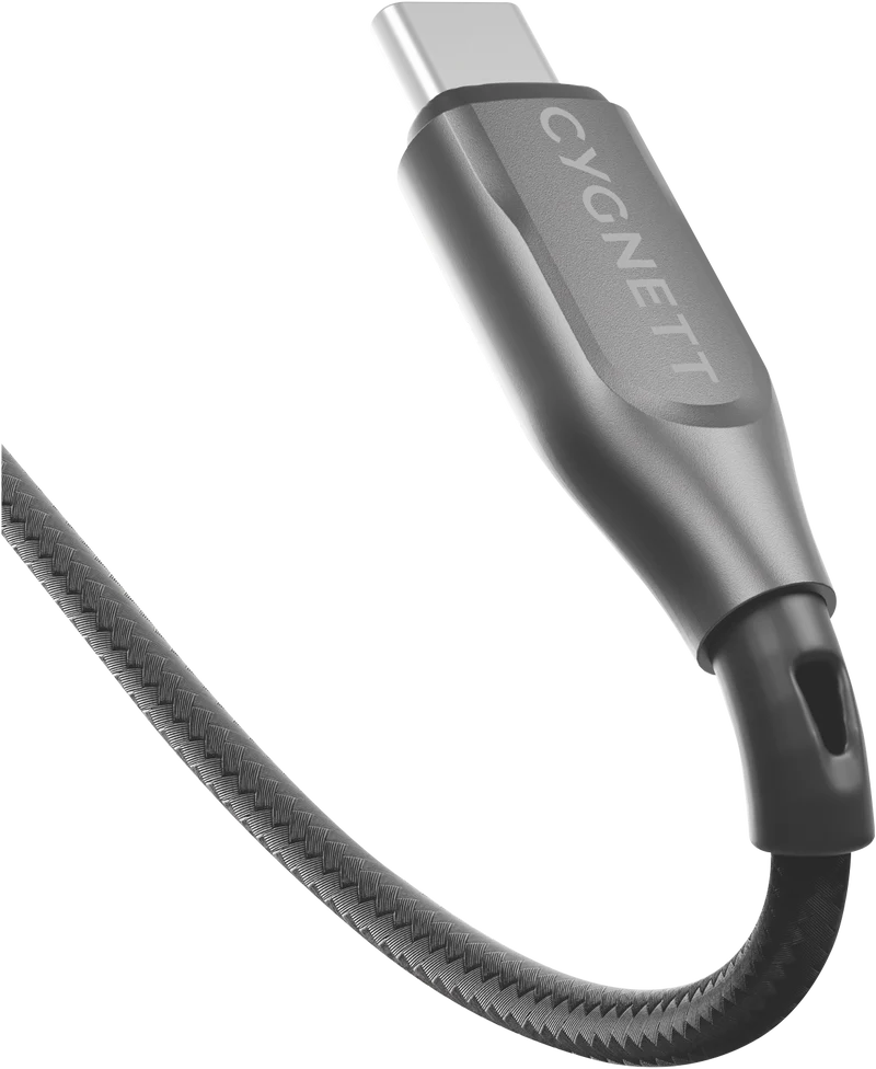 Cygnett Armoured USB-C To USB-A Cable Black 50cm