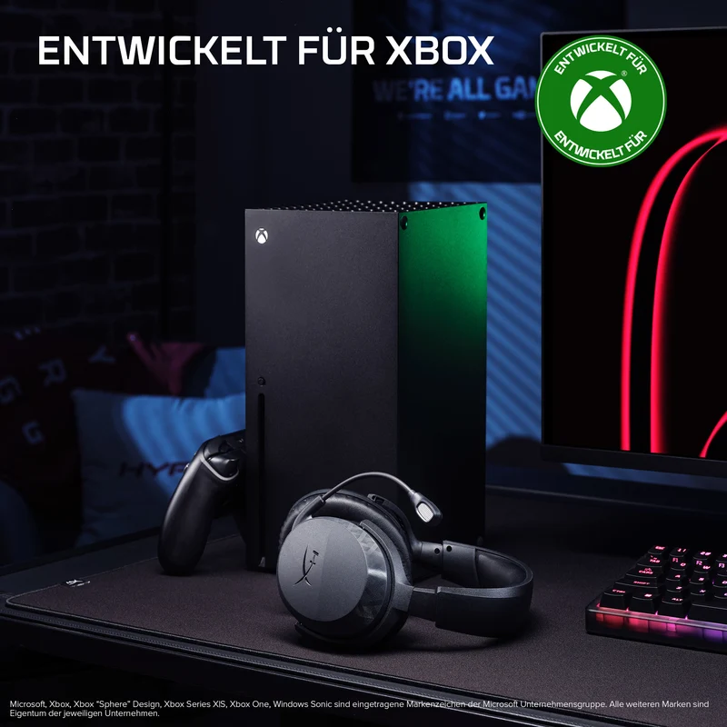 HyperX CloudX Stinger 3 – Drahtlose Gaming-Kopfhörer – Xbox