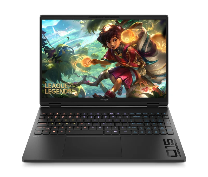 HyperX OMEN 15 inch Gaming Laptop PC 15-gb0750ng, Windows 11 Home, 15.3", AMD Ryzen™ 5, 16GB RAM, 512GB SSD, NVIDIA® GeForce RTX™ 5050, 2K, Shadow Black
