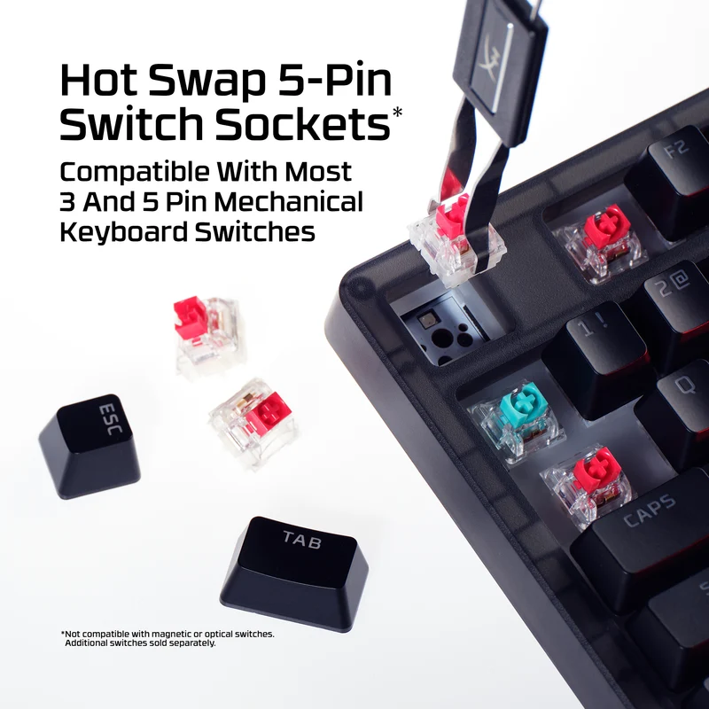 HyperX Origins 2 1800 – Mechanische Gaming-Tastatur