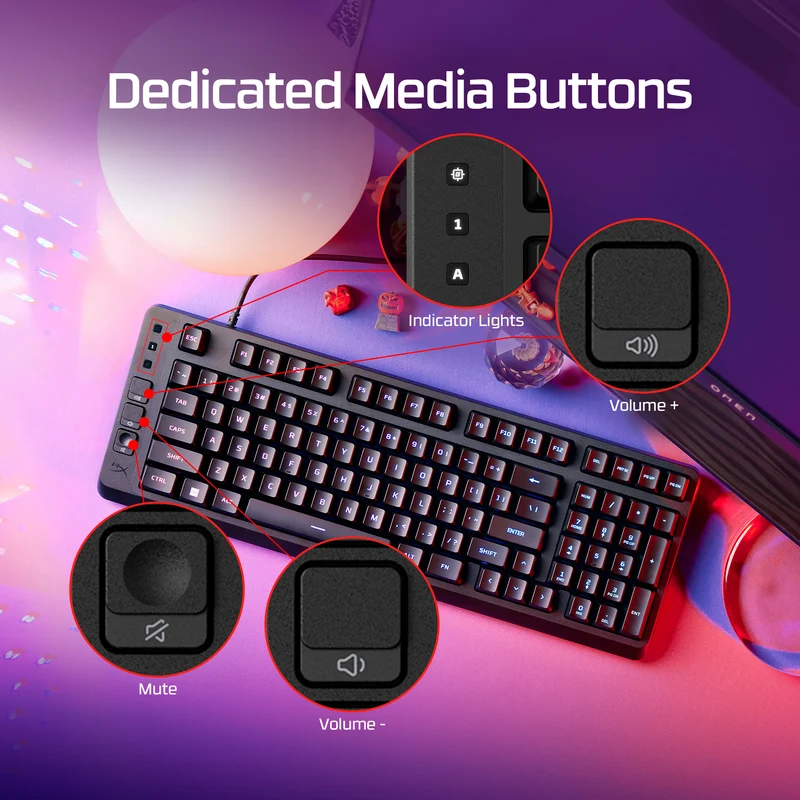 HyperX Eve 1800 – Gaming-Tastatur