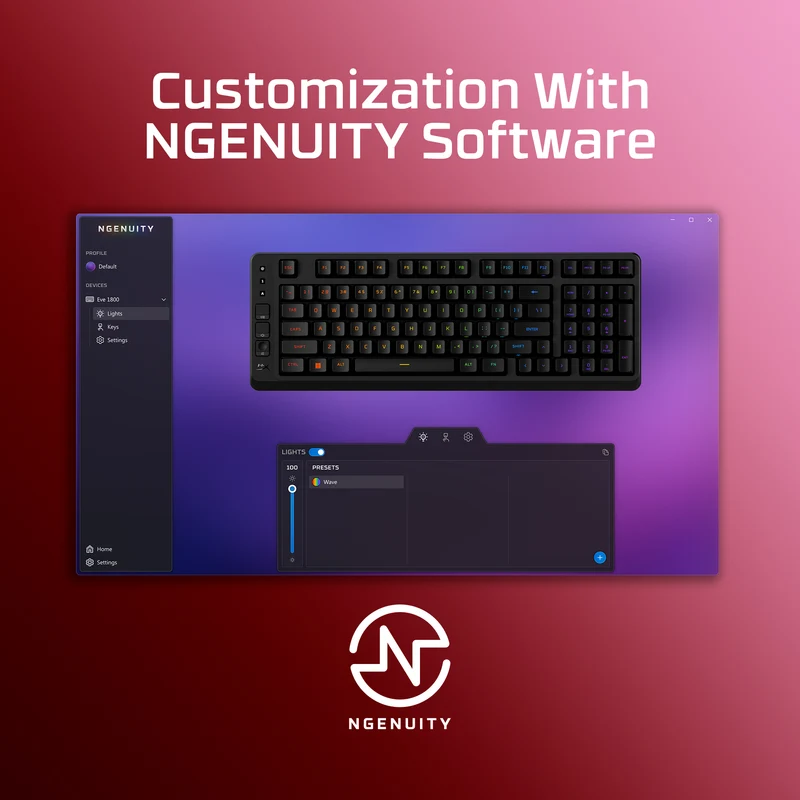 HyperX Eve 1800 – Gaming-Tastatur