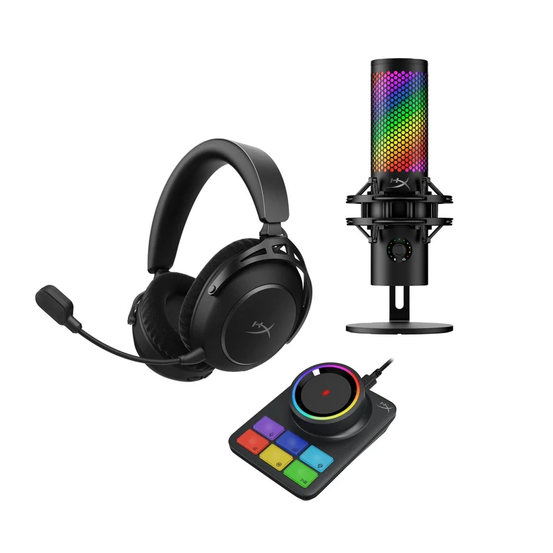 HyperX Kombi-paket - Cloud Alpha 2 Wireless + QuadCast 2 S