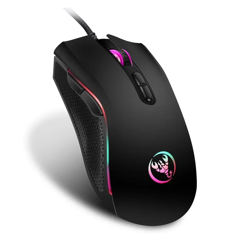 HXSJ X100 Wired Gaming Mouse | RGB Backlit | 7 Buttons | 4 Adjustable DPI up to 3200