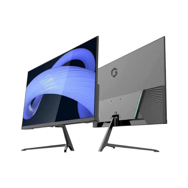 شاشة ألعاب منحنية جيم أون GC24F120VA برو سيريز، مقاس 24 بوصة، FHD، تردد 120 هرتز، زمن استجابة 0.5 مللي ثانية، HDMI 2.1، VGA، أسود