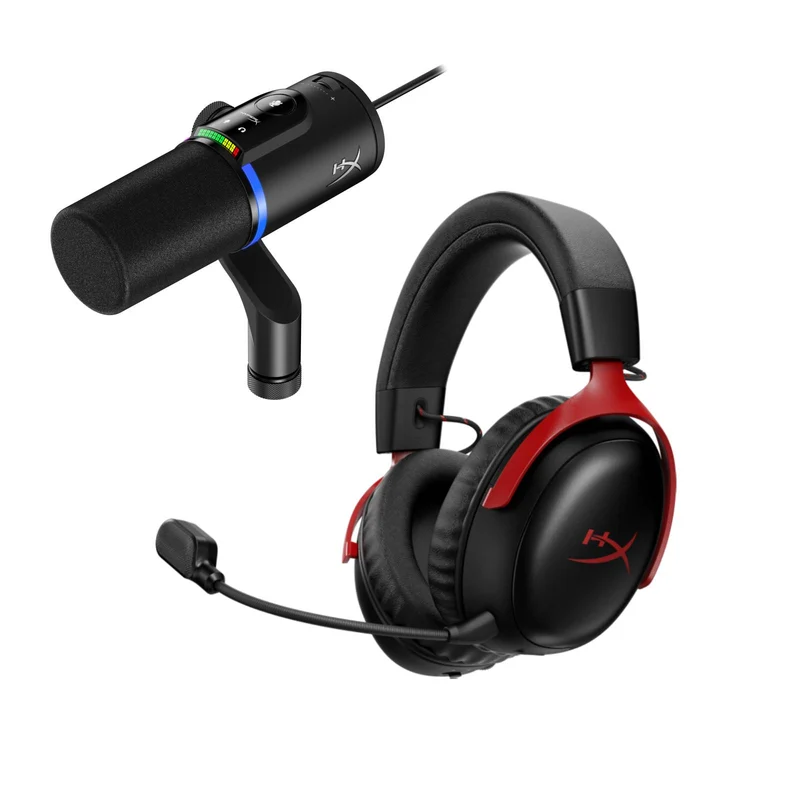HyperX Kombi-paket - Cloud III S Wireless + FlipCast Microphone
