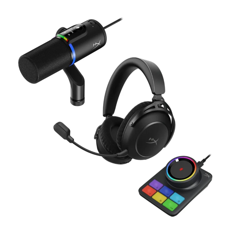 HyperX Kombi-paket - Cloud Alpha 2 Wireless + FlipCast Microphone
