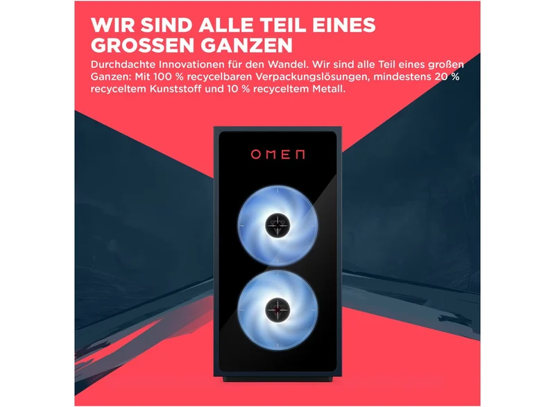 OMEN 35L Gaming Desktop GT16-0399ng PC, Windows 11 Home, Intel® Core™ i7, 32GB RAM, 1TB SSD, NVIDIA® GeForce RTX™ 5060, Navy