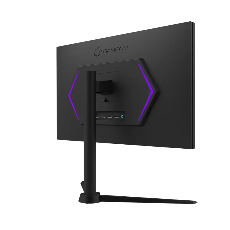 شاشة ألعاب جيم أون سلسلة ميدنايت برو GOMP27QHD380IPS، مقاس 27 بوصة QHD، تردد تحديث 380 هرتز، زمن استجابة 0.5 مللي ثانية، HDMI 2.1، DP 1.4، باللون الأسود