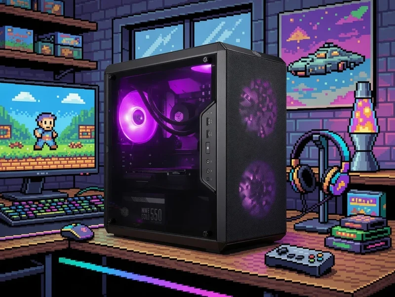 Custom Ryzen Gaming PC | Ryzen 5 3400G 3.7GHz | Radeon RX 570 8GB | 16GB DDR4 | 500GB M.2 SSD + 1TB HDD | 802.11ac Wi‑Fi | Windows 10 Pro