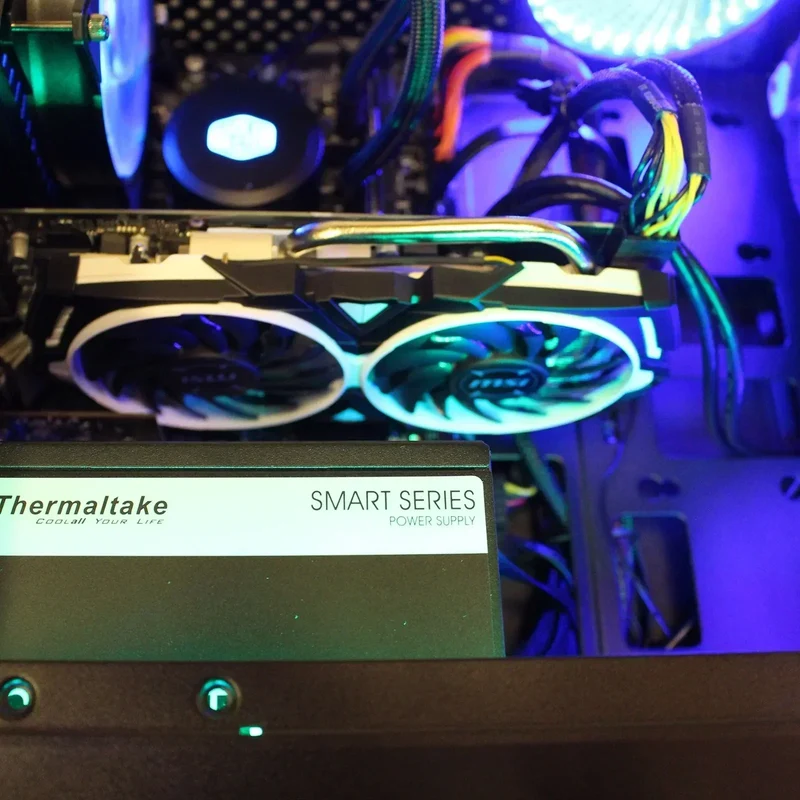 Custom Ryzen Gaming PC | Ryzen 5 3400G 3.7GHz | Radeon RX 570 8GB | 16GB DDR4 | 500GB M.2 SSD + 1TB HDD | 802.11ac Wi‑Fi | Windows 10 Pro