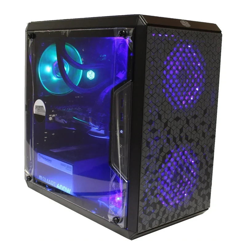 Custom Ryzen Gaming PC | Ryzen 5 3400G 3.7GHz | Radeon RX 570 8GB | 16GB DDR4 | 500GB M.2 SSD + 1TB HDD | 802.11ac Wi‑Fi | Windows 10 Pro