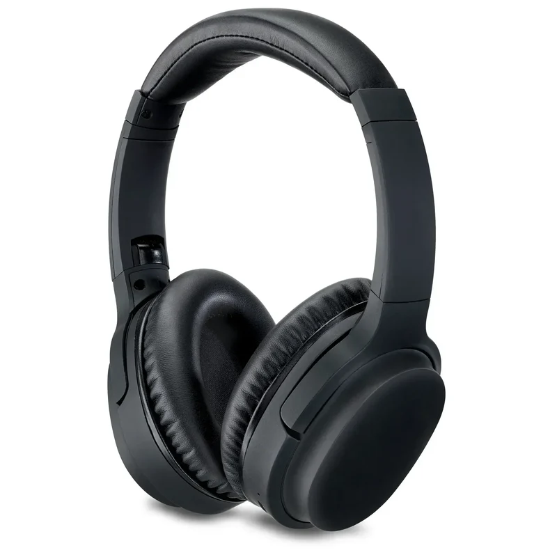 iLive Bluetooth Noise-Canceling Over-Ear Headphones | Over-Ear | 3.5mm Aux Input | Black