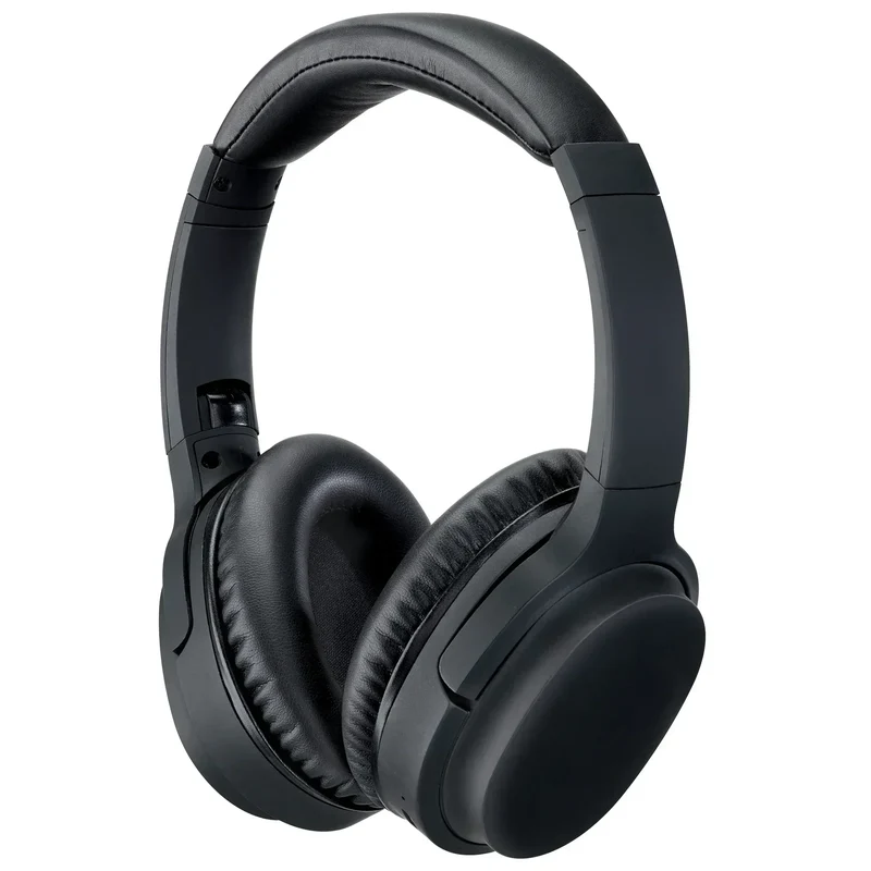 iLive Bluetooth Noise-Canceling Over-Ear Headphones | Over-Ear | 3.5mm Aux Input | Black