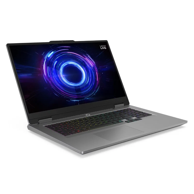 لابتوب لينوفو LOQ - شاشة FHD حجم 17.3 بوصة / بطاقة رسومات RTX 5060 سعة 8 جيجابايت / معالج i7-14700HX / ذاكرة 16 جيجابايت / محرك أقراص صلبة NVMe M.2 SSD بسعة 512 جيجابايت / رمادي لونا