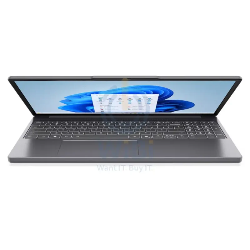 لابتوب لينوفو آيديا باد سليم 3 الجيل 10، مقاس 15.3 بوصة، WUXGA، كور 7 240H، 16 جيجابايت، 1 تيرابايت (NVMe M.2 SSD)، ويندوز 11 هوم، ضمان سنة واحدة، إنجليزي/عربي، رمادي لونا، سماعات أذن لينوفو E310، أبيض