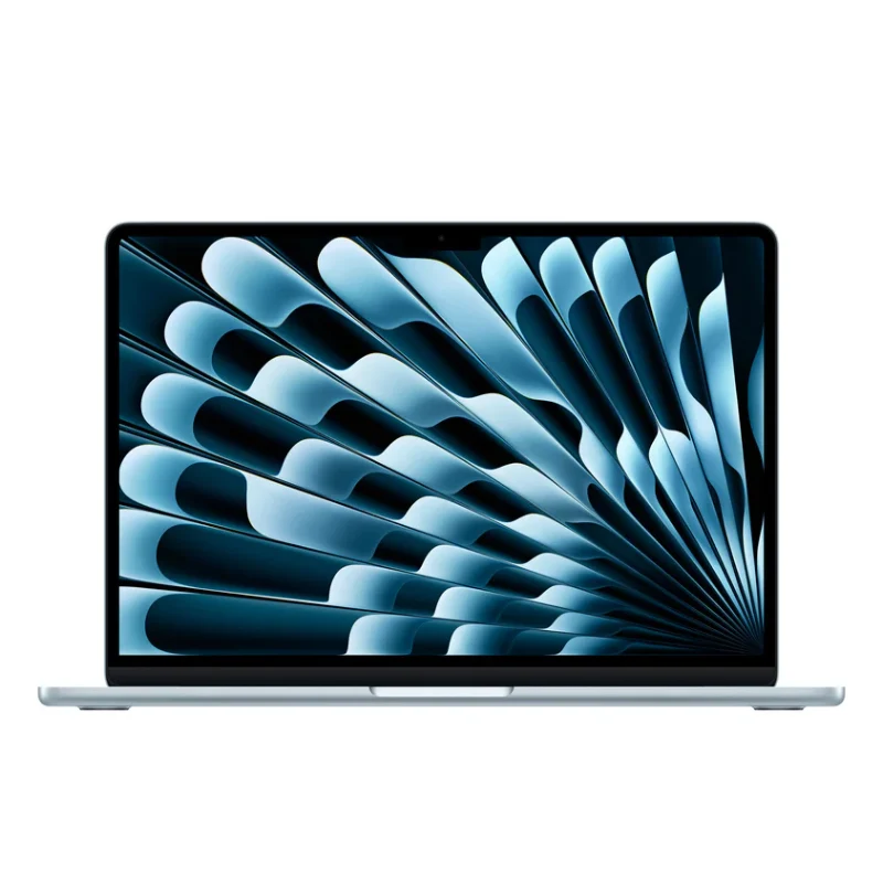 لابتوب آبل ماك بوك إير، مقاس 13.6 بوصة، M5، معالج 10 أنوية، معالج رسومات 8 أنوية، ذاكرة وصول عشوائي 16 جيجابايت، محرك أقراص صلبة بسعة 512 جيجابايت، عربي/إنجليزي، باللون الأزرق السماوي، ضمان سنة واحدة، (Z1L900186)