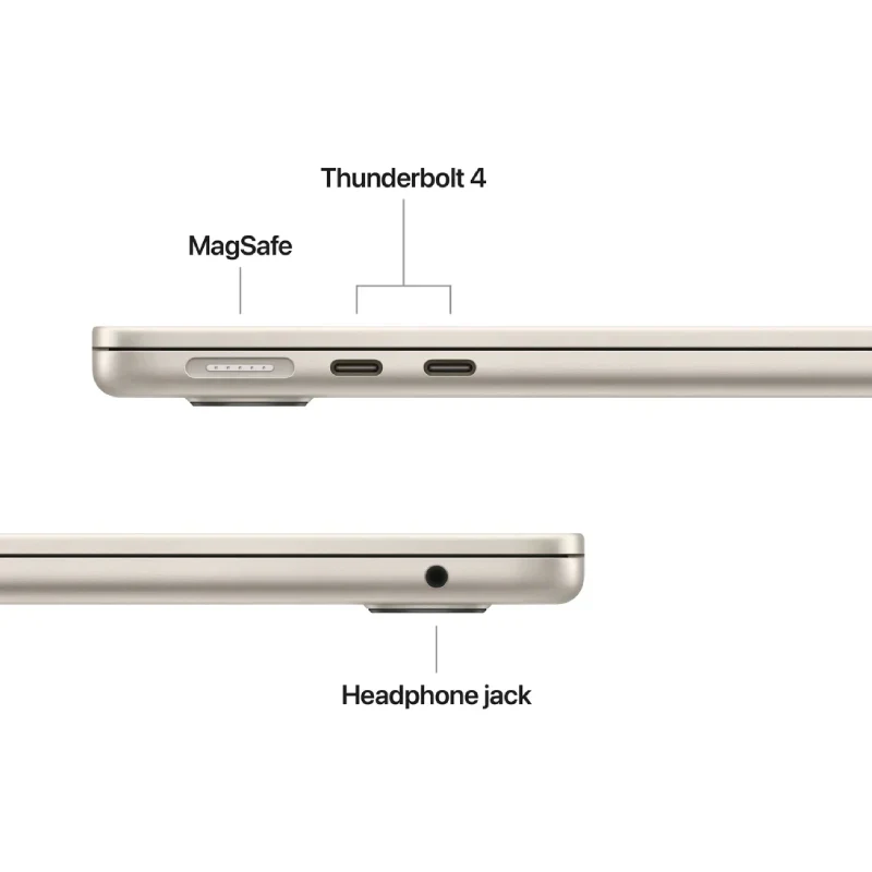 Apple MacBook Air - 13.6" / M5 / 10-Core CPU / 10-Core GPU / 16GB RAM / 1TB SSD / Arb/Eng / Starlight / 1YW
