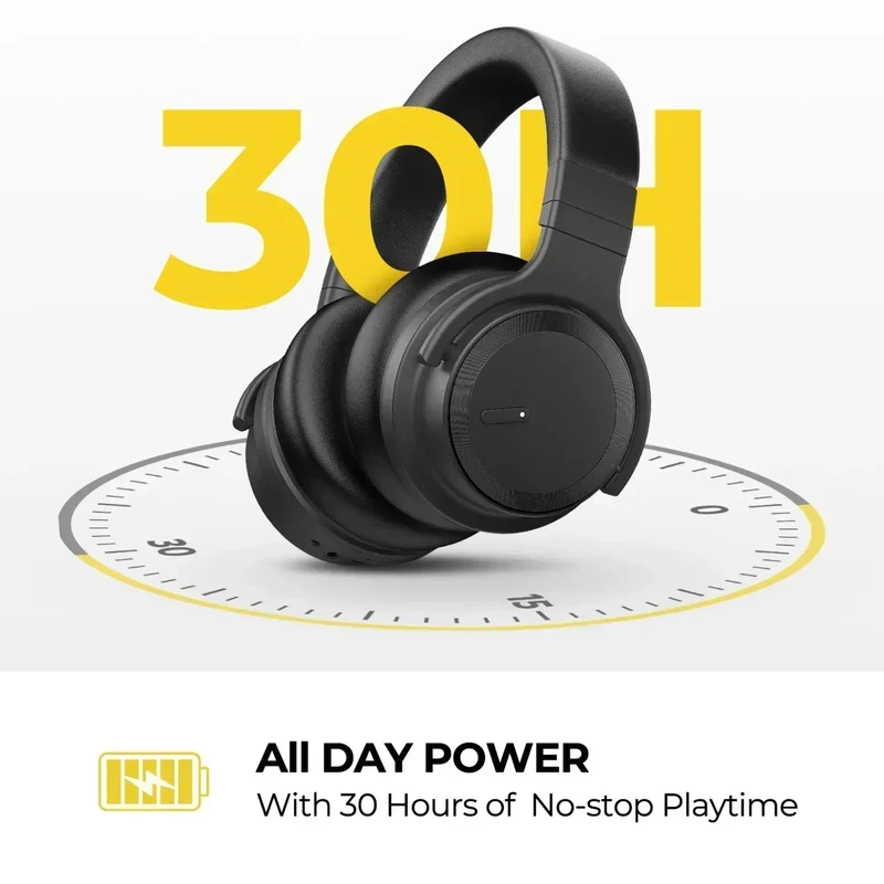 Commalta E7 Gaming Headphones | Noise Canceling | Wireless & Wired