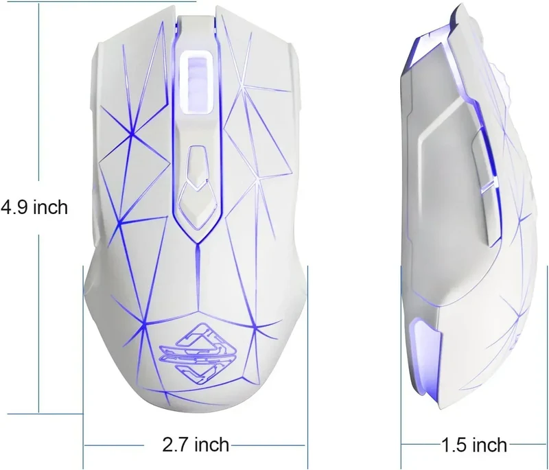 AJAZZ AJ52 Watcher RGB Gaming Mouse | 7 Programmable Buttons | Ergonomic | LED Backlit