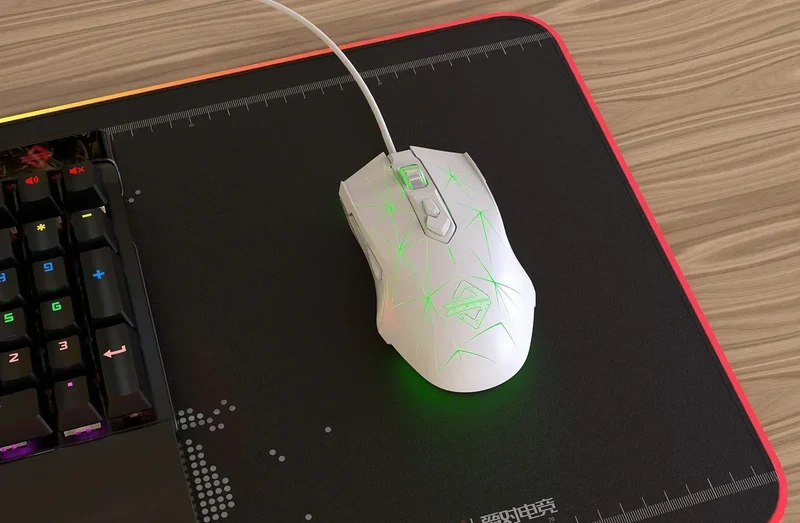 AJAZZ AJ52 Watcher RGB Gaming Mouse | 7 Programmable Buttons | Ergonomic | LED Backlit