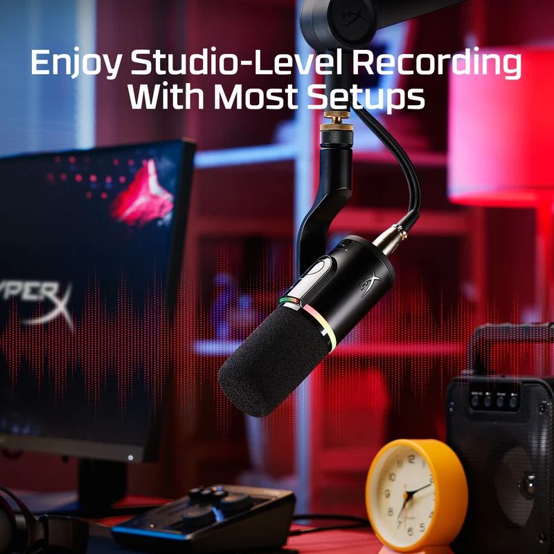 HyperX FlipCast – dynamisches XLR/USB-Mikrofon zum Streamen