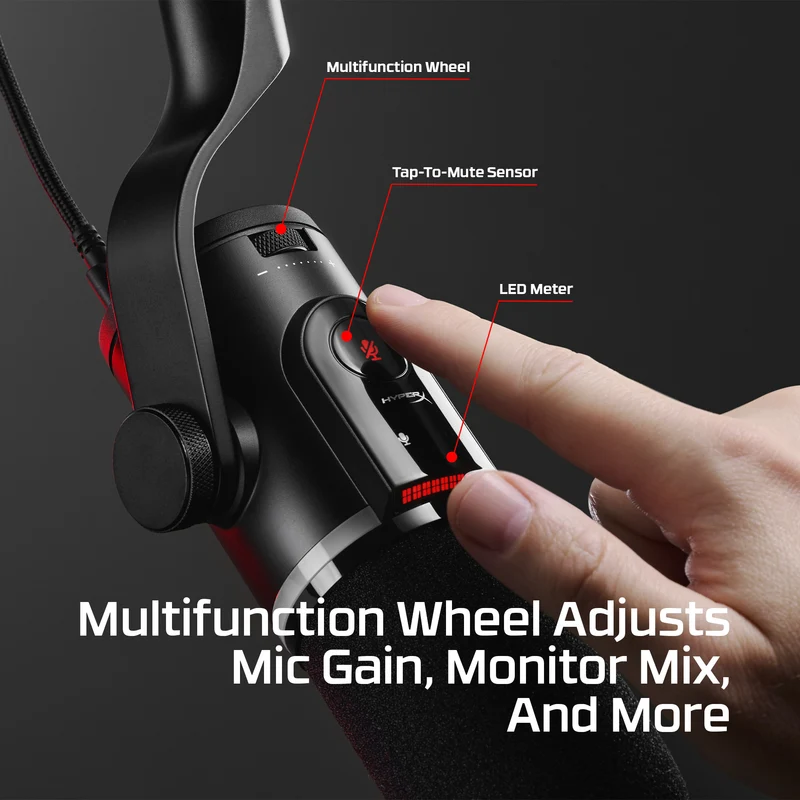 HyperX FlipCast – dynamisches XLR/USB-Mikrofon zum Streamen