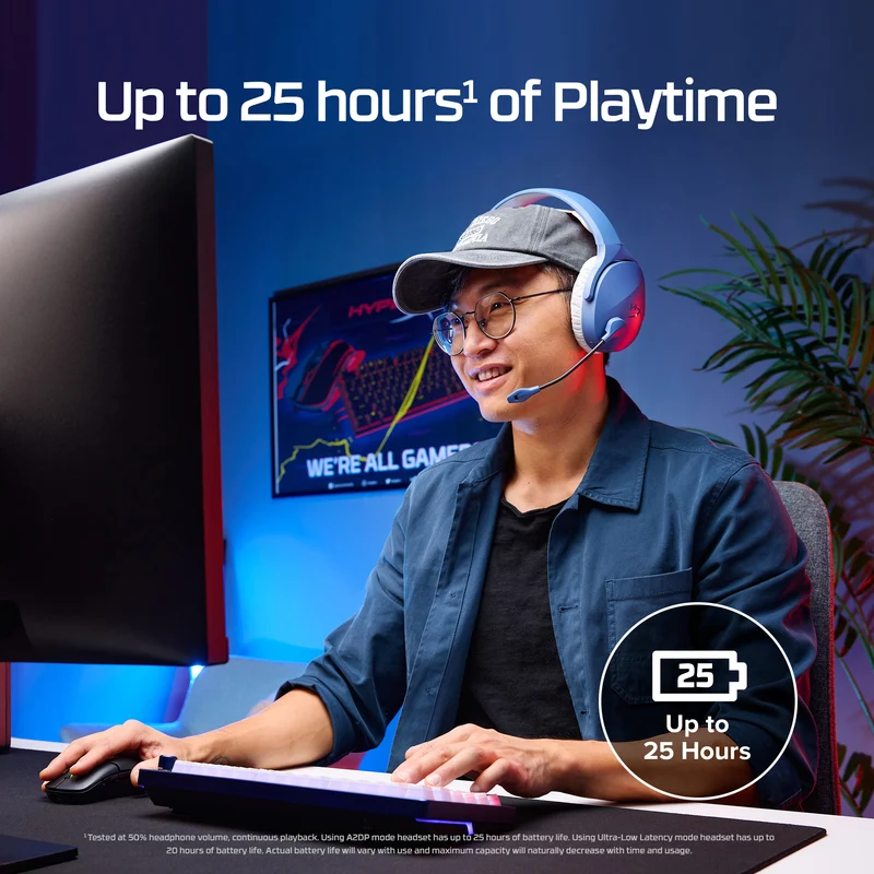 HyperX Cloud Jet Wireless – Drahtlose Gaming-Kopfhörer